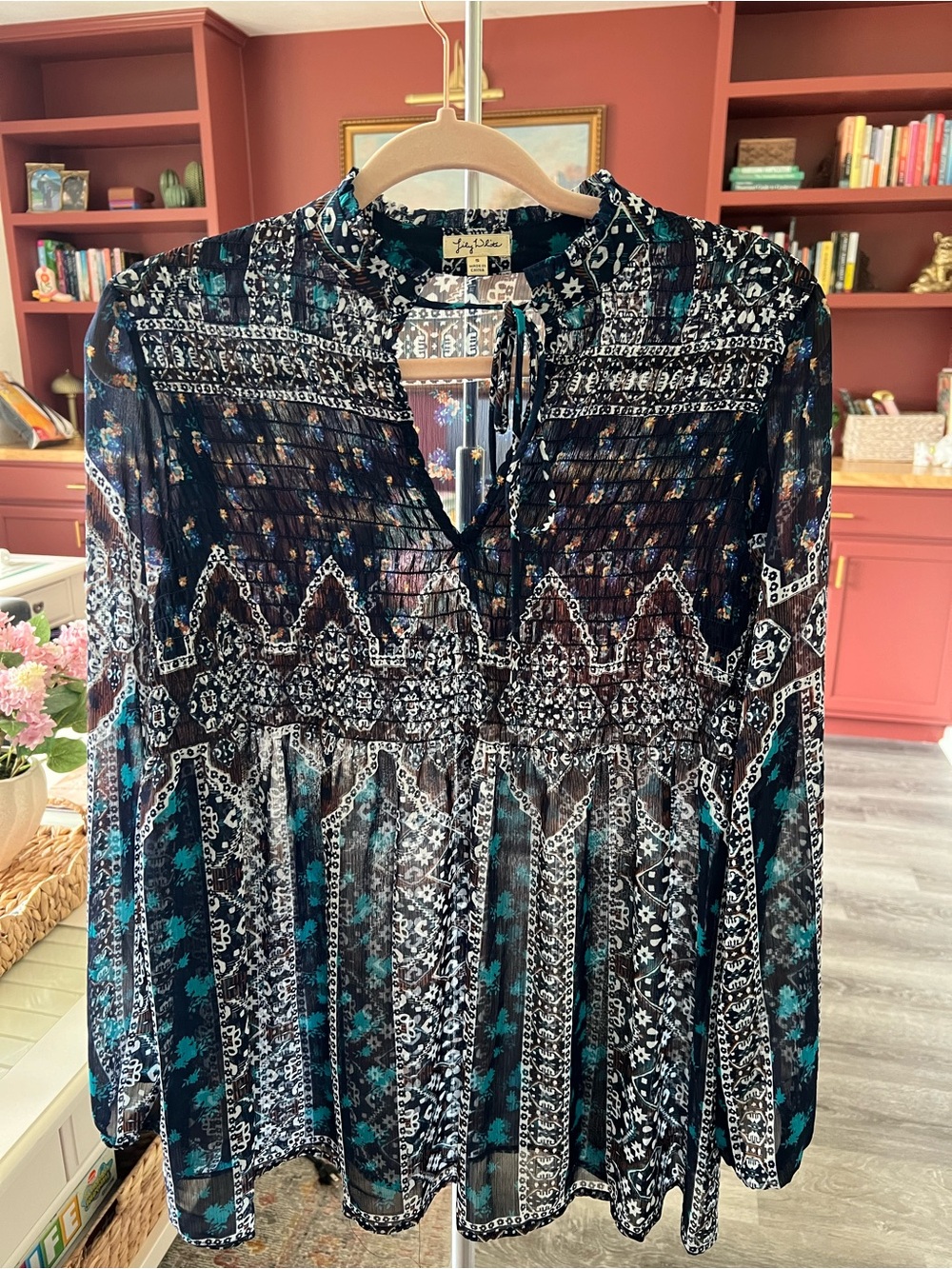 Lily White Boho Blouse